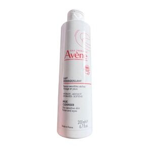 Avène Eau Thermale Gentle Milk Cleanser for Dry Sensitive Skin Face Eyes 6.7oz